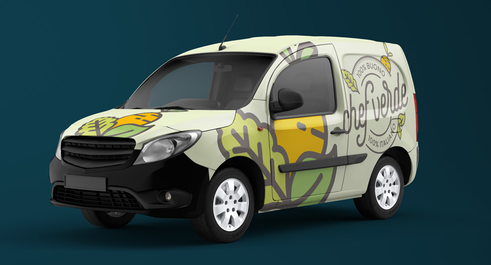 realizzazione nuovo brand chef verde