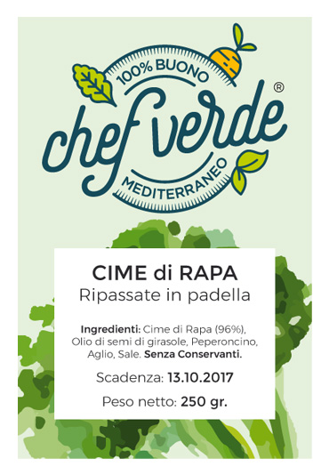 realizzazione nuovo brand chef verde